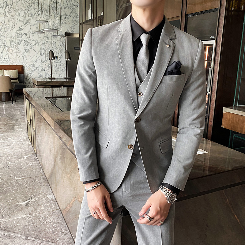 ( Jacket + Vest + Pants ) High - Men'S Grooming Brands 评论和价格