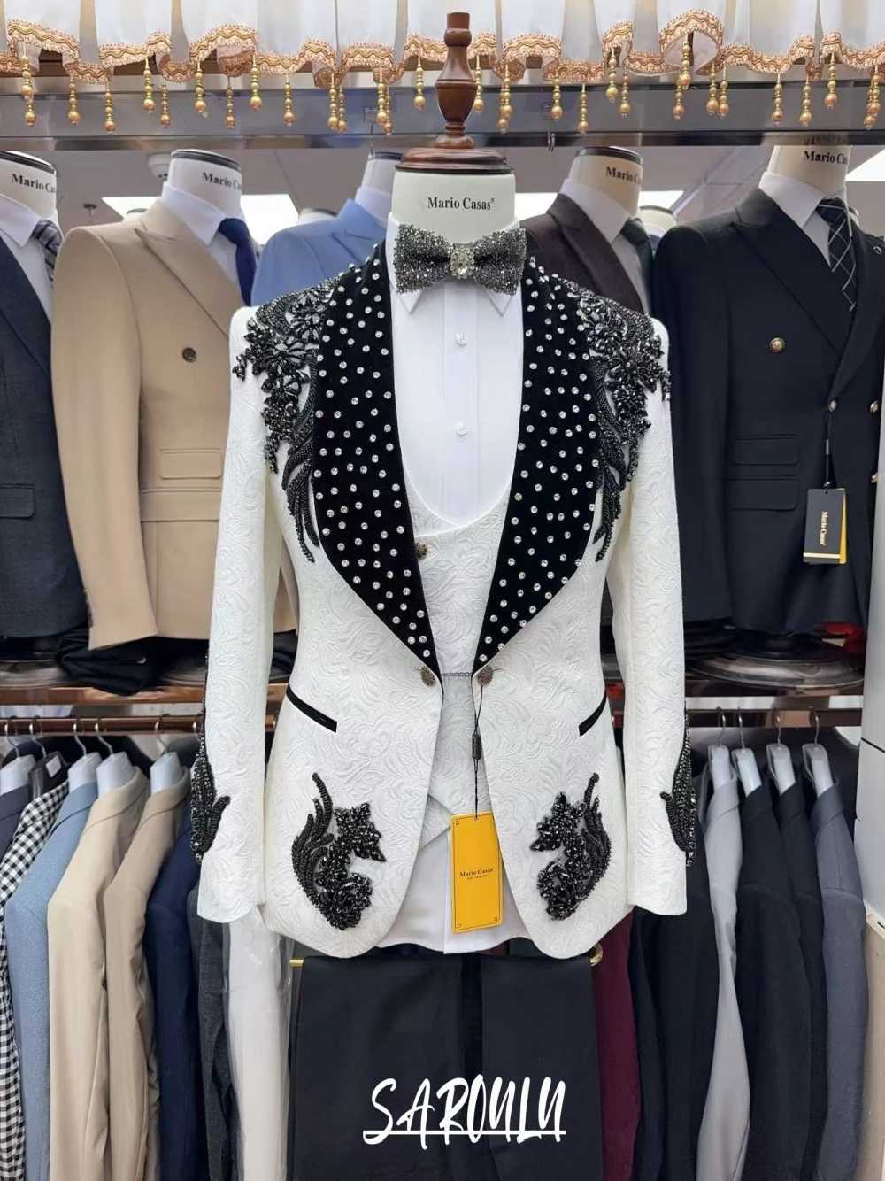 On Sale Luxurious Shawl Lapel  - Mens Grooming On Sale 评论和价格