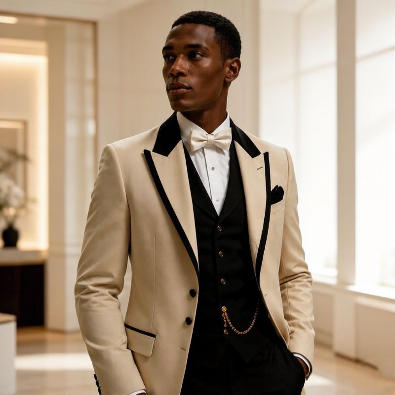 3 Pcs Wedding Suits for Men Sl - X Men Grooming 评论和价格