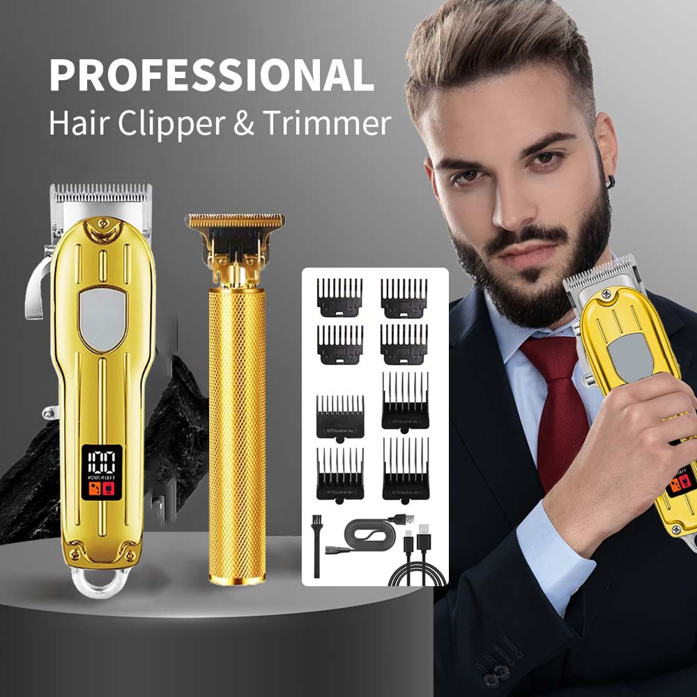 2 in 1 Electric Hair Clipper & - Beard Trimmer Cordless 评论和价格