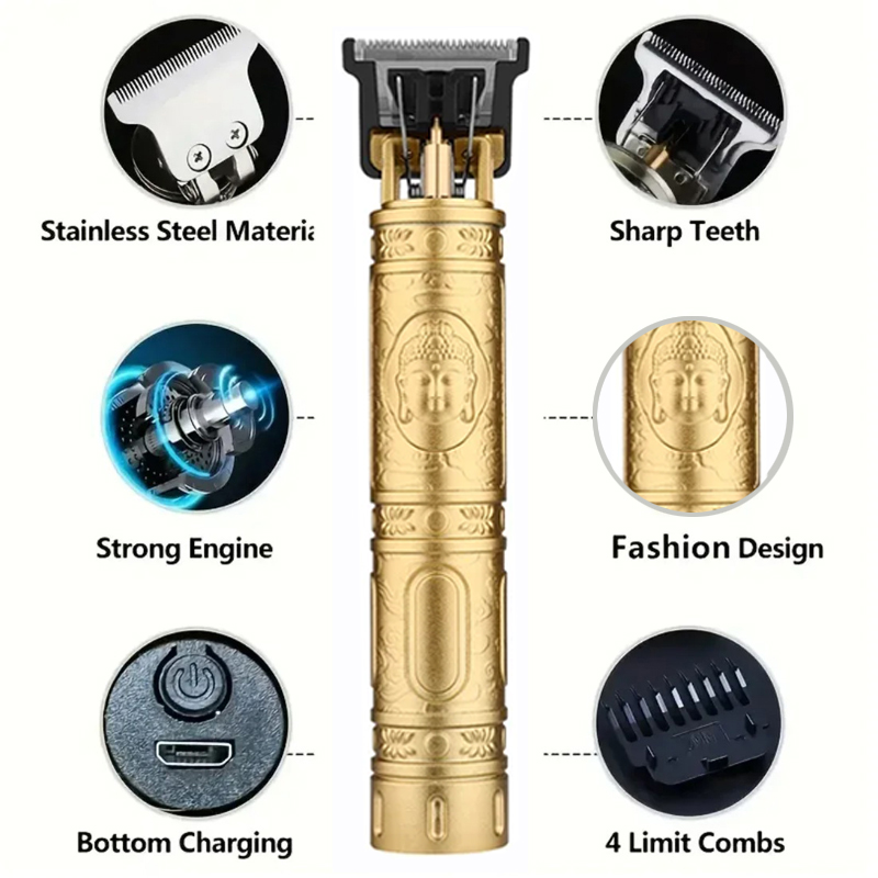 Cordless T9 Hair Trimmer for M - Beard Trimmer Cordless 评论和价格